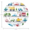 Creative Converting Transportation Time City Life Dinner Plates, 96PK 372554 - alternate 2